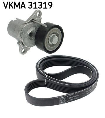 Original SKF VKM 31160 Auxiliary belt kit VKMA 31319 for AUDI A5