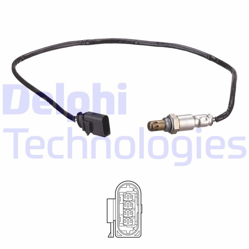 Volkswagen T-ROC Lambda sensor DELPHI ES21161-12B1 cheap