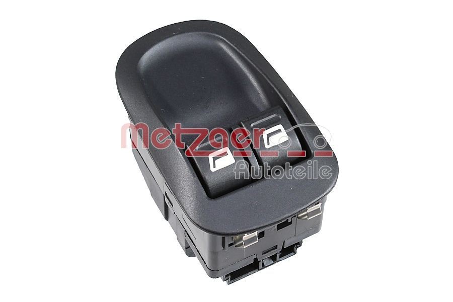 METZGER Front, Driver side, with holding frame Number of pins: 6-pin connector Switch, window regulator 09161053 buy