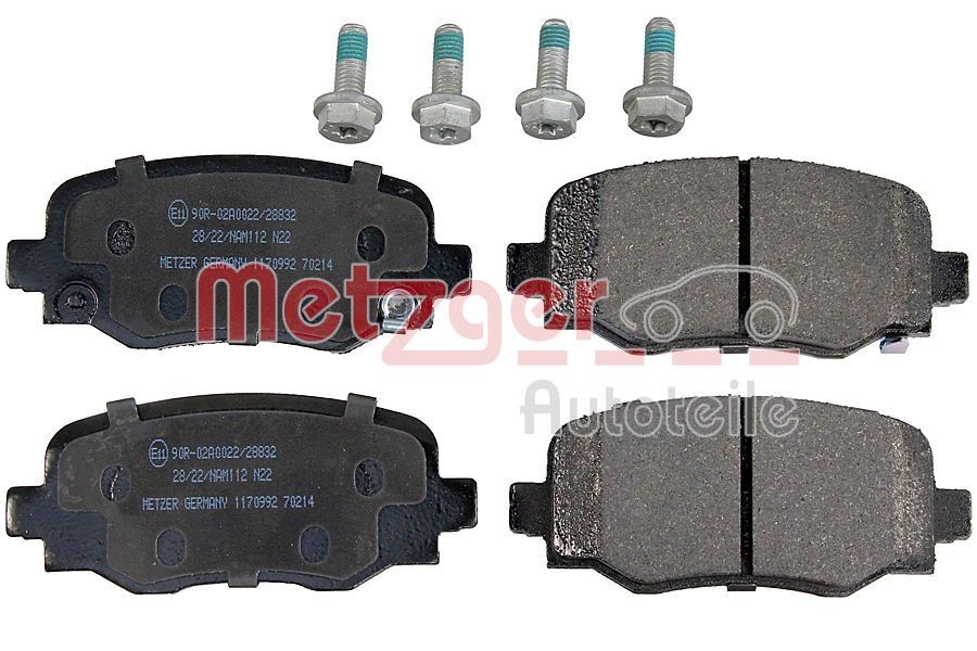 Great value for money - METZGER Brake pad set 1170992