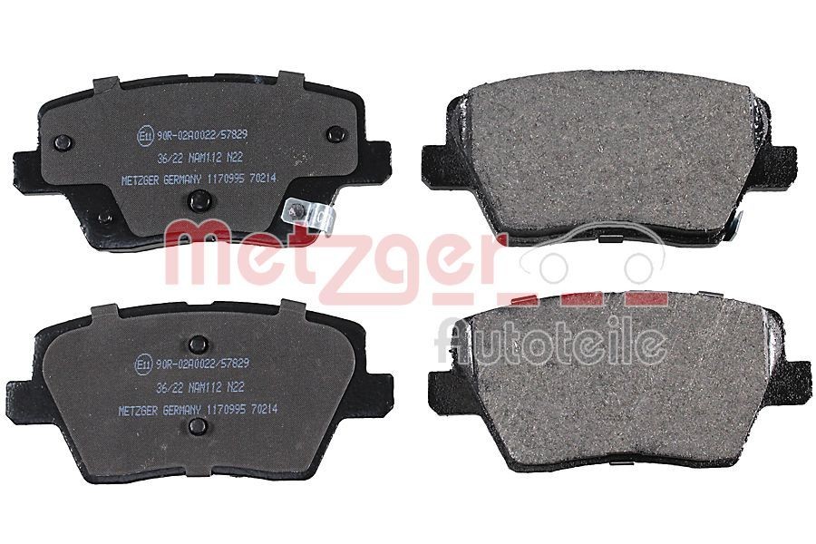 METZGER 1170995 Brake pad set HYUNDAI experience and price