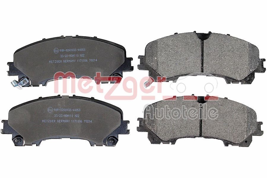 METZGER 1171006 Brake pad set NISSAN experience and price