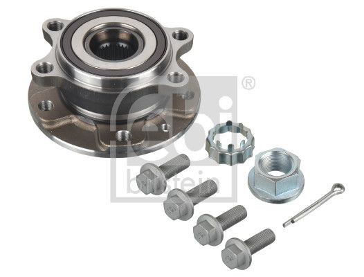 180123 FEBI BILSTEIN Wheel hub assembly RENAULT Front Axle Left, Front Axle Right, with integrated magnetic sensor ring, Wheel Bearing integrated into wheel hub, with wheel hub, with ABS sensor ring, 85, 68 mm, Angular Ball Bearing