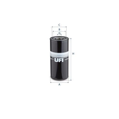 UFI 24.272.00 Fuel filter 1R0753