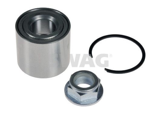 33 10 6447 SWAG Wheel bearings NISSAN Rear Axle Left, Rear Axle Right, 55 mm, Tapered Roller Bearing