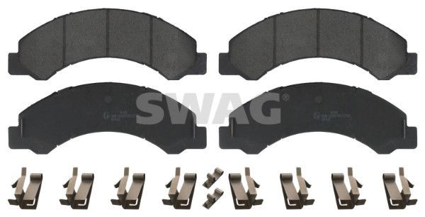 D825-7697 SWAG with acoustic wear warning Width: 74,7mm, Thickness 1: 20mm Brake pads 33 10 6515 buy