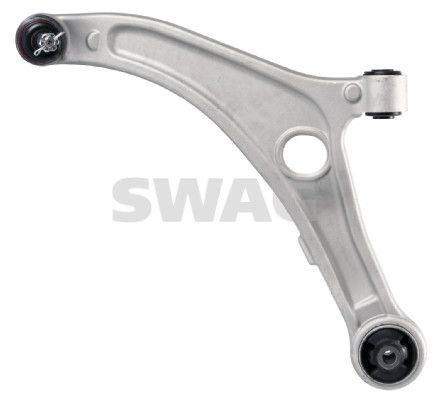SWAG with ball joint, with bearing(s), with crown nut, Front Axle Left, Control Arm, Aluminium, Cone Size: 17,4 mm Cone Size: 17,4mm Control arm 33 10 7018 buy