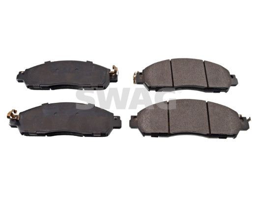 D1911-9141 SWAG Front Axle, with acoustic wear warning Width: 54mm, Thickness 1: 16,1mm Brake pads 33 10 7074 buy