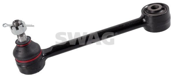 SWAG with attachment material, with bearing(s), Rear Axle Left, Upper, Rear Axle Right, Control Arm, Steel, Cone Size: 15 mm Cone Size: 15mm Control arm 33 10 7105 buy