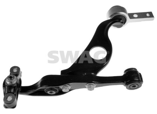 SWAG with holder, with lock nuts, with bearing(s), with ball joint, Front Axle Left, Lower, Control Arm, Steel Control arm 33 10 7164 buy