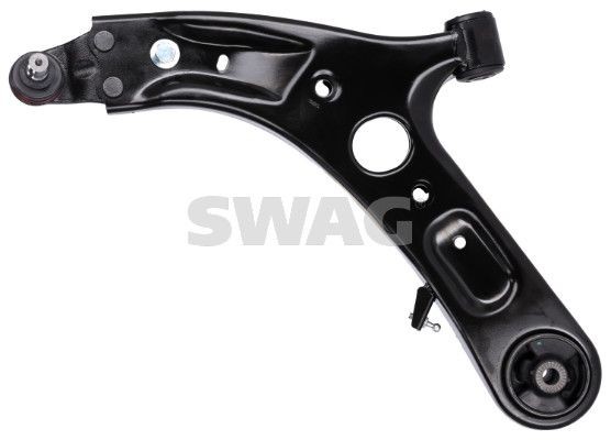 SWAG with bearing(s), Front Axle Left, Control Arm, Sheet Steel, Cone Size: 12 mm Cone Size: 12mm Control arm 33 10 7259 buy