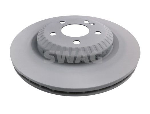 SWAG Rear Axle, 320x24mm, 5x112, internally vented, two-part brake disc, Coated, High-carbon Ø: 320mm, Rim: 5-Hole, Brake Disc Thickness: 24mm Brake rotor 33 10 7336 buy
