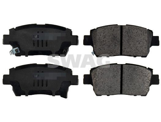 D1249-8367 SWAG Front Axle, with acoustic wear warning Width: 50,9, 54,1mm, Thickness 1: 15,8mm Brake pads 33 10 7461 buy