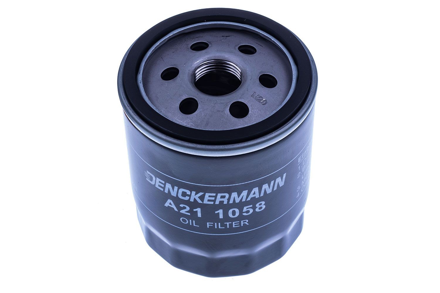 A211058 DENCKERMANN Oil filters PEUGEOT M 20 X 1.5, with one anti-return valve, Spin-on Filter
