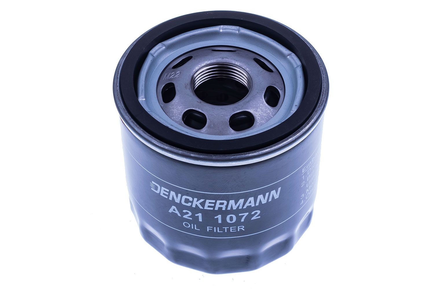 DENCKERMANN A211072 Oil filter M 22 X 1.5 - 6H, Spin-on Filter