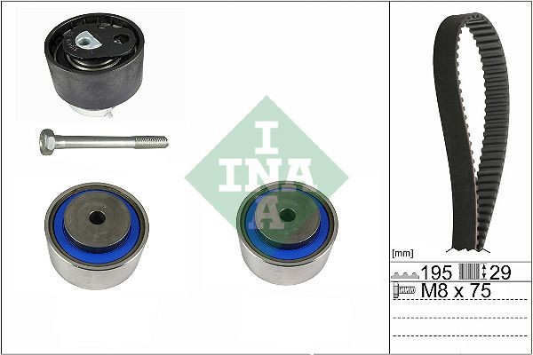 INA 530076510 Timing belt tensioner pulley 0829.F9