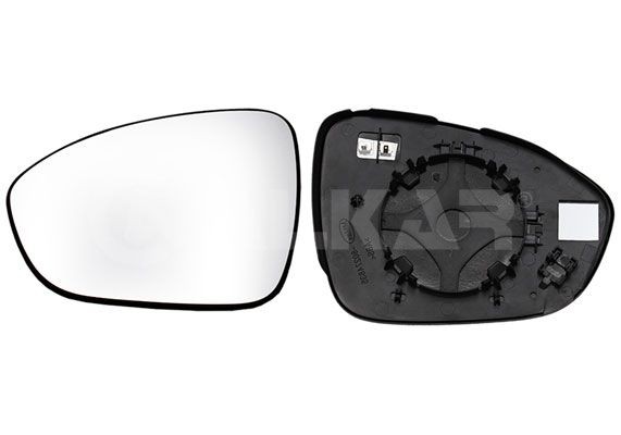 Right side for Dacia Sandero Stepway 2020-23 Wide Angle heated wing mirror  glass