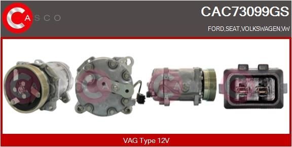 CASCO CAC73099GS Air conditioning compressor 1067111