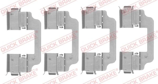 QUICK BRAKE 1090153 Brake pad fitting kit BMW G01 xDrive 30d Mild-Hybrid 286 hp Diesel/Electro 2024 price