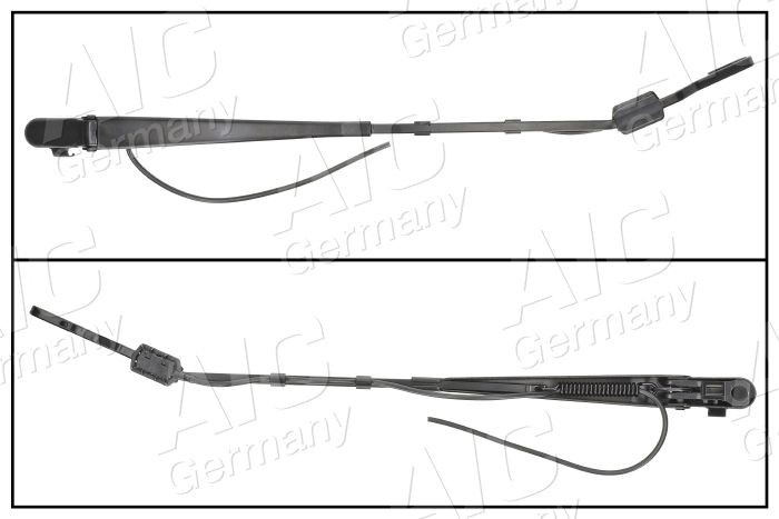 AIC 73831 Wiper Arm, windscreen washer both sides, for left-hand drive vehicles, with integrated washer fluid jet, with cap