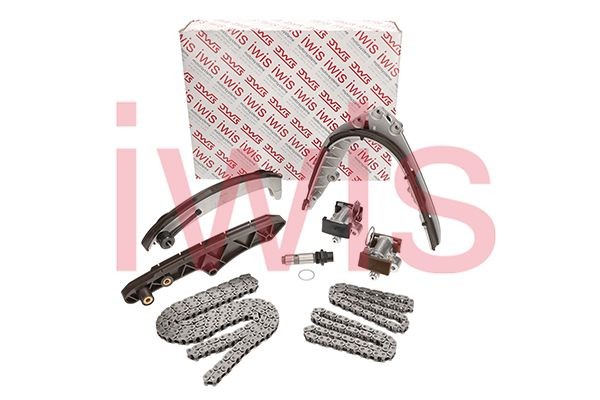 Timing chain kit AIC with slide rails, with chain tensioner, Simplex, Closed chain - 73934Set