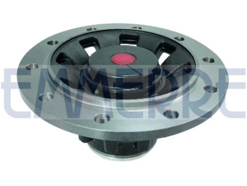 EMMERRE 931612 Wheel Hub 10x335, with bearing(s), with cap, with ABS sensor ring, Rear Axle