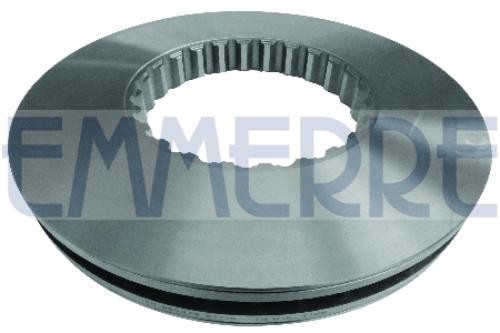 EMMERRE 960218 Brake disc Rear Axle, Front Axle, 410x45mm, internally vented