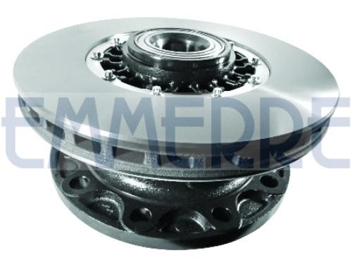 EMMERRE 10x335, with bearing(s), with ABS sensor ring, Front Axle Wheel Hub 931917 buy