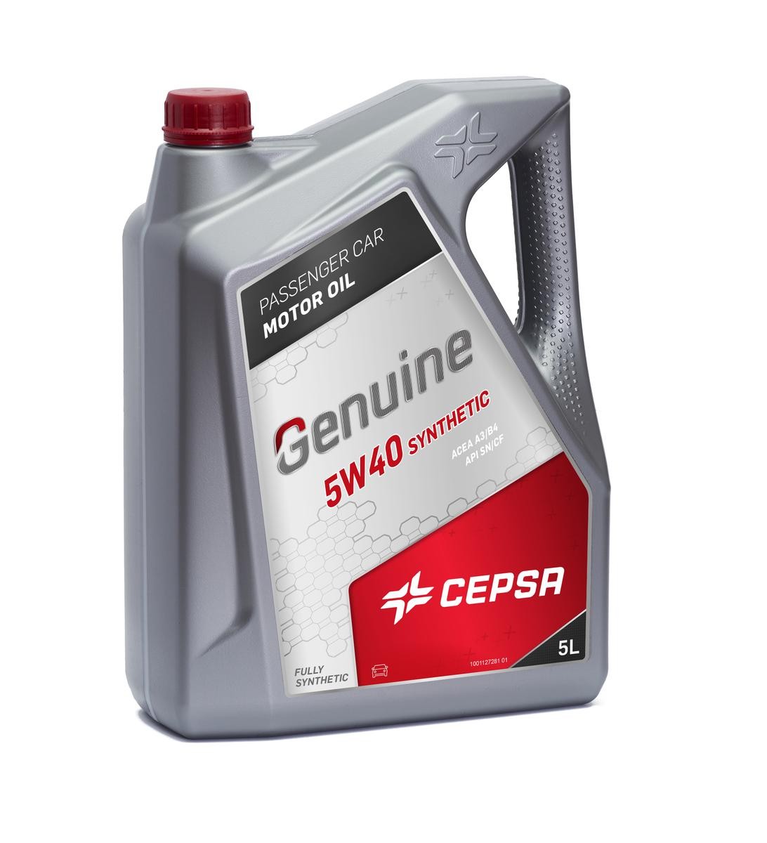 Buy Engine oil CEPSA petrol 512553090 GENUINE, SYNTHETIC 5W-40, 5l, Synthetic, Full Synthetic Oil