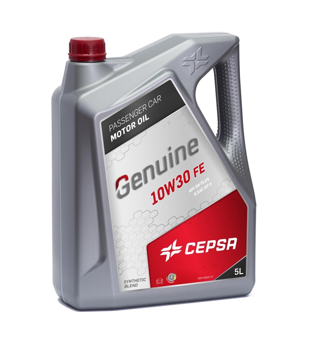 Buy Motor oil CEPSA petrol 513703090 GENUINE, FE 10W-30, 5l, Part Synthetic Oil, Part Synthetic Oil
