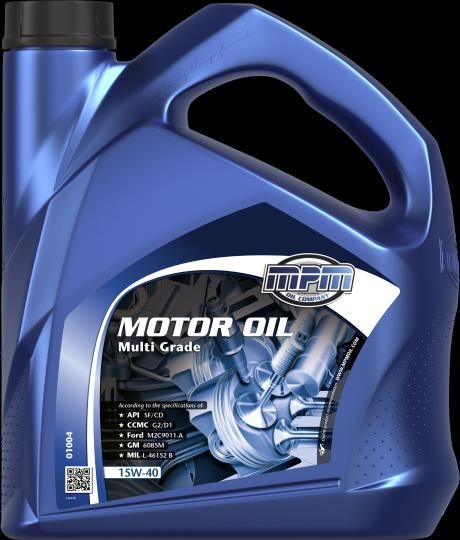 MPM Multi Grade 01004 Engine oil 15W-40, 4l, Contains mineral oil, Mineral Oil