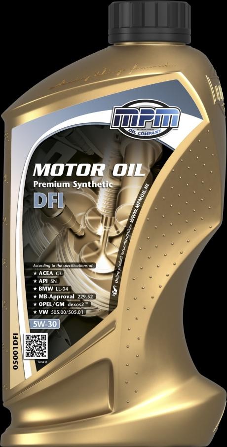 Engine oil MPM 5W-30, 1l, Synthetic, Synthetic Oil longlife 05001DFI