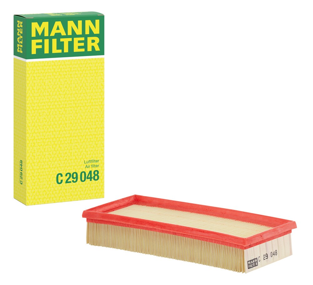 Image of MANN-FILTER Filtro aria MERCEDES-BENZ C 29 048 1770940004,A1770940004 Filtro dell'aria,Filtro aria motore008