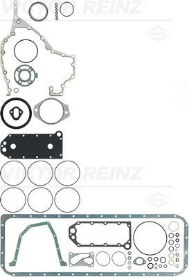 REINZ 08-41446-03 Crankcase gasket set with crankshaft seal