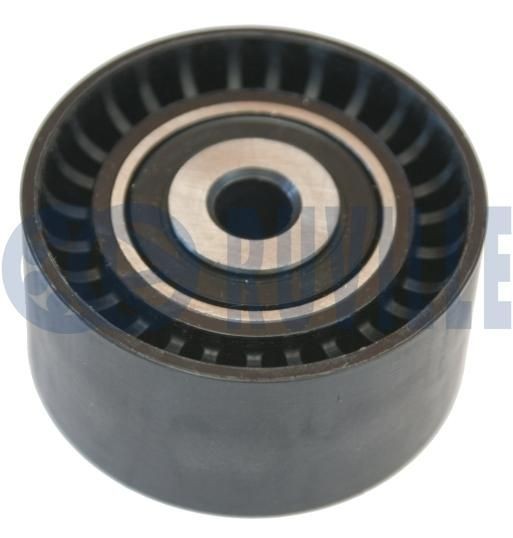 Opel ASTRA Deflection / guide pulley, v-ribbed belt 19145471 RUVILLE 541813 online buy