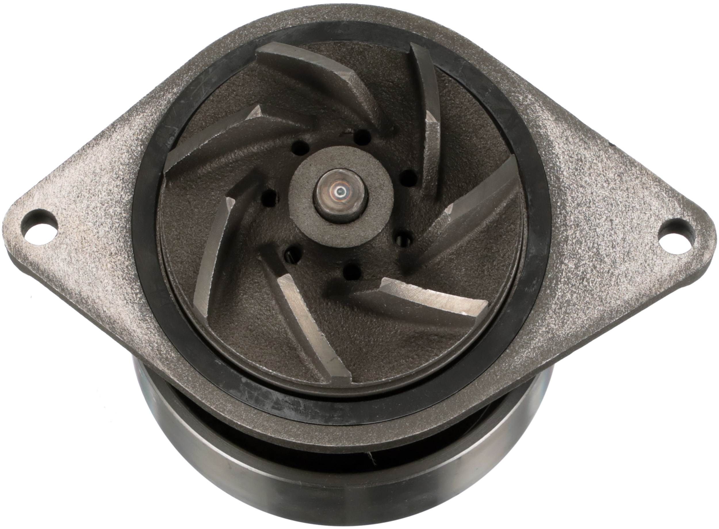 GATES 7702-15059 Water pump Metal, with belt pulley, for v-ribbed belt pulley, with gaskets/seals