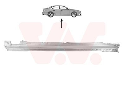 2 Stück Auto Seitenschweller für Audi Q7 2016-2022, Car Anticrash  Seitenschürze Einstiegsleisten Trittbretter Dekoration Zubehör