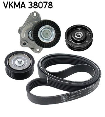 VKM 38062 SKF VKMA38078 Alternator belt W211 E 500 5.5 4-matic 388 hp Petrol 2007 price