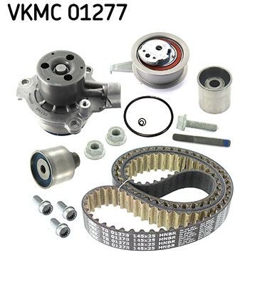 VKMA 01277 SKF VKMC01277 Water pump and timing belt kit 65.96821.0000