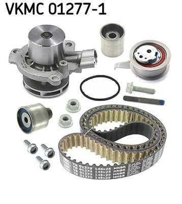 Audi A4 Timing belt kit with water pump 19152580 SKF VKMC 01277-1 online buy