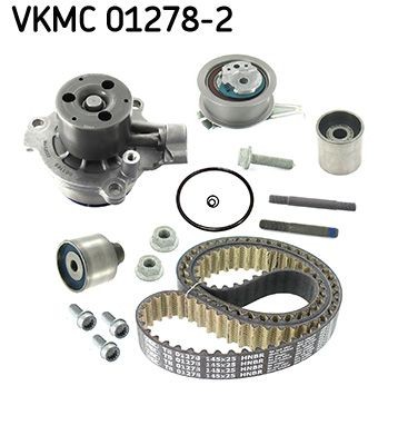 SKF VKMC 01278-2 Volkswagen CADDY 2022 Water pump and timing belt kit