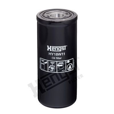 HENGST FILTER HY18W11 Oil filter 1-3/8-12 U, Spin-on Filter
