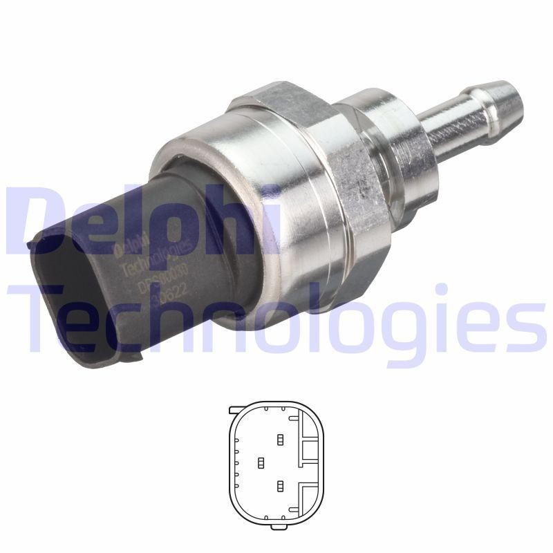 DELPHI DPS00030-12B1 Sensor, exhaust pressure 8200974421