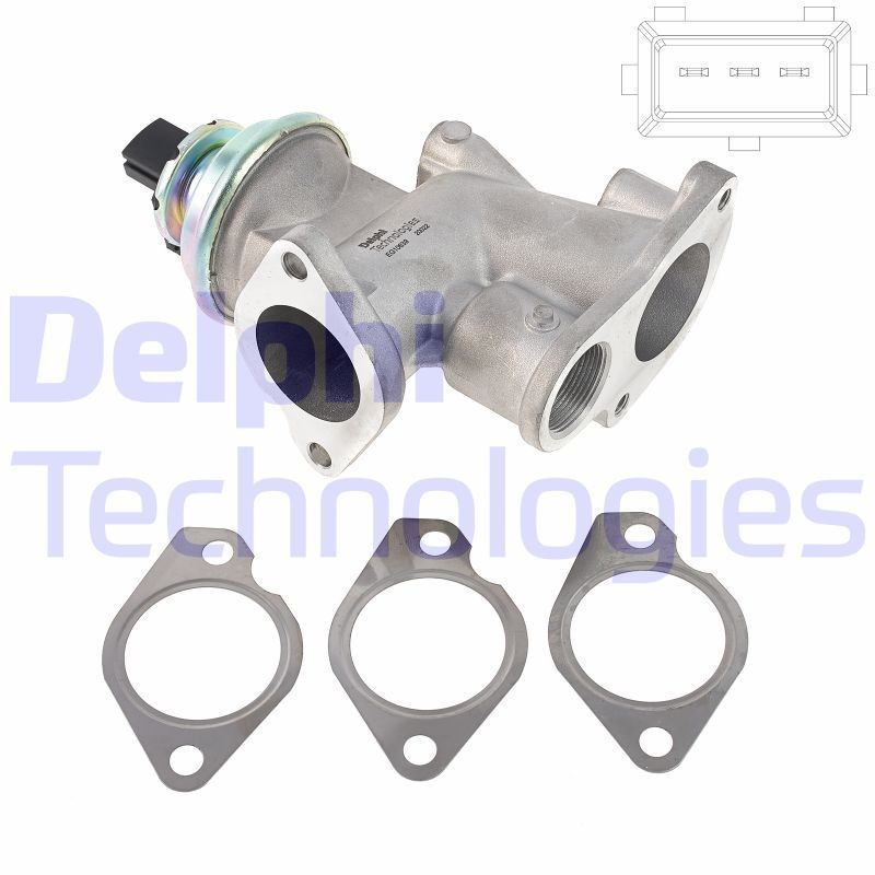 DELPHI EG10639-12B1 EGR valve 851151