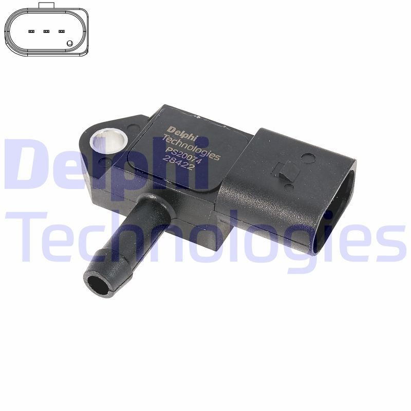 Audi A4 Intake manifold pressure sensor DELPHI PS20074-12B1 cheap