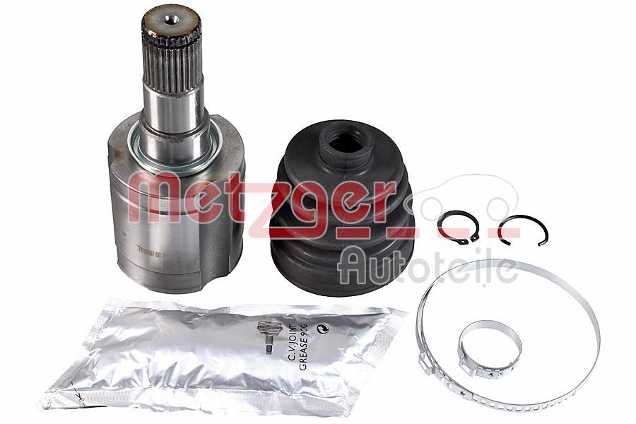 METZGER Automatic Transmission, transmission sided, Front Axle Left, with accessories CV joint 7110207 buy