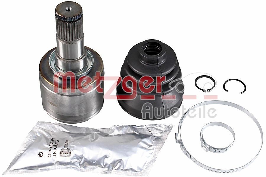 METZGER 7110209 Joint kit, drive shaft Manual Transmission, transmission sided, Front Axle Left, with accessories