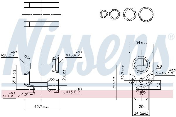 OEM-quality NISSENS 999349 Expansion valve