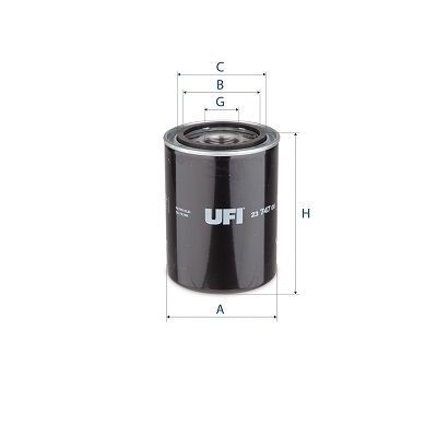 UFI 23.747.00 Oil filter D 9 HZ 6731 B