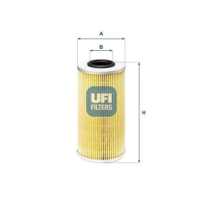 UFI 25.663.00 Oil filter 4 254 4766